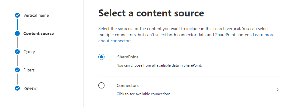 Content Source SharePoint