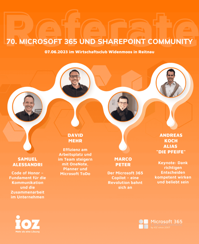 70. Microsoft 365 und SharePoint Community